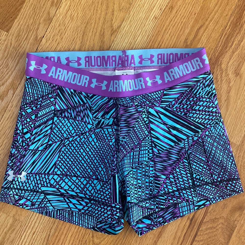 Under Armour Purple and Blue Spandex